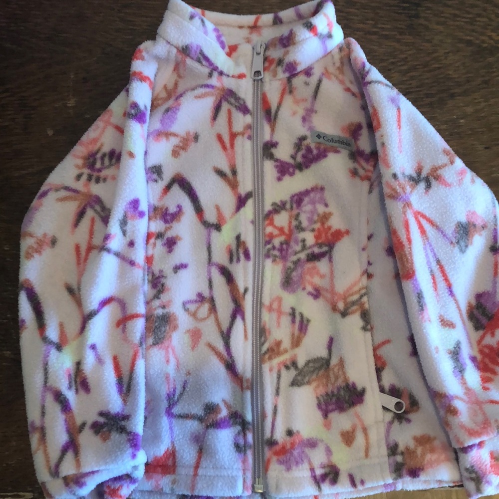 Toddler girl 4t fleece jacket, Columbia
